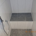 Dusche mit Sitz