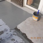 Terrasse mit Steinteppich