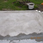 Terrasse mit Steinteppich