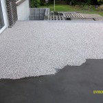 Terrasse mit Steinteppich