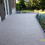 Terrasse mit Steinteppich